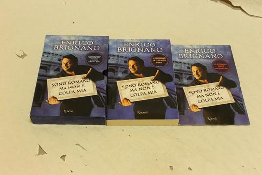 Sono romano me non é colpa mia - Enrico Brignano - copertina