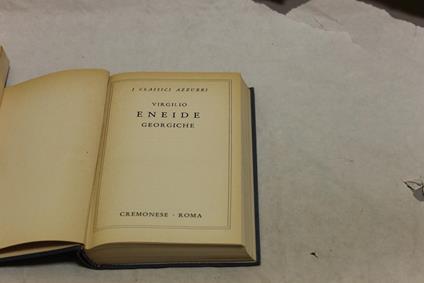 Virgilio. Eneide Georgiche - Publio Virgilio Marone - copertina