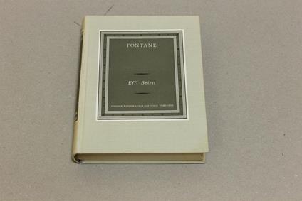 Theodor Fontane - Effi Briest - Theodor Fontane - copertina
