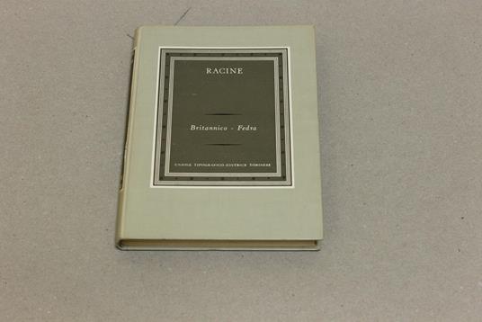 Jean Racine-Britannico. Fedra - Jean Racine - copertina