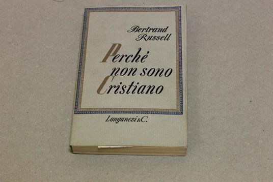 Perché non sono cristiano - Bertrand Russell - copertina