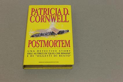 Postmortem - Patricia D. Cornwell - copertina