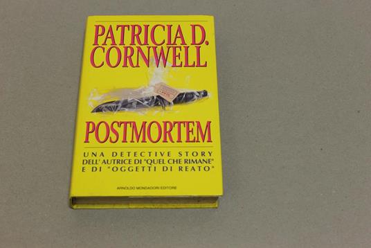 Postmortem - Patricia D. Cornwell - copertina
