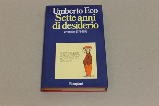 Sette anni di desiderio - Umberto Eco - copertina