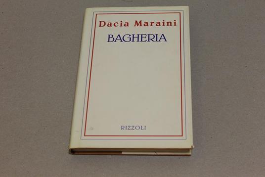 Bagheria - Dacia Maraini - copertina