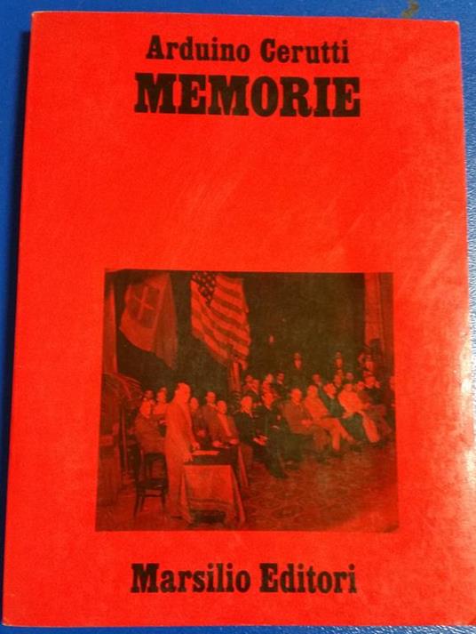 Memorie - Arduino Cerutti - copertina