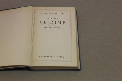 Francesco Petrarca. Le rime - Francesco Petrarca - 2