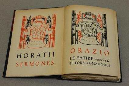 Le Le Satire - Q. Flacco Orazio - copertina