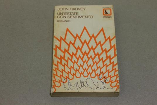 Un' Un' estate con sentimento - John Harvey - copertina