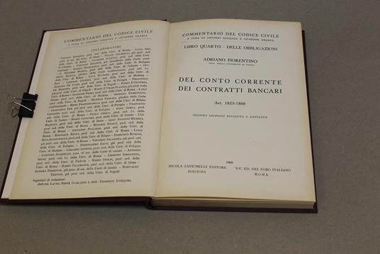 Del conto corrente - Dei contratti bancari - Adriano Fiorentino - 2