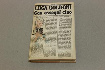 Con ossequi ciao - Luca Goldoni - copertina