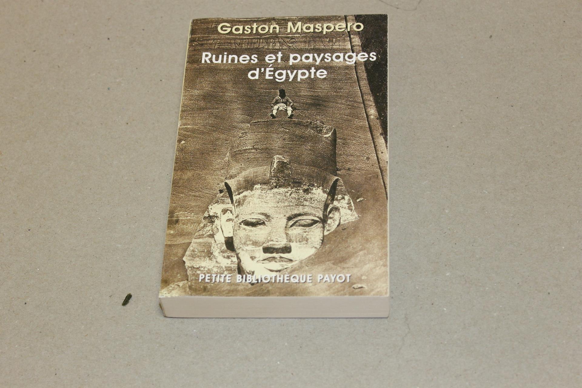 Ruines et paysages d'Egypte