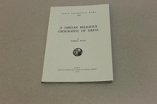 A A Tibetan Religious Geography of Nepal - Wylie Turrell - copertina