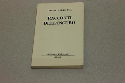 Racconti dell'incubo - Edgar Allan Poe - copertina