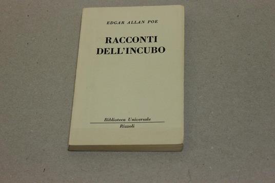 Racconti dell'incubo - Edgar Allan Poe - copertina