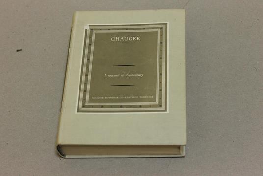 I I racconti di Canterbury - Geoffrey Chaucer - copertina