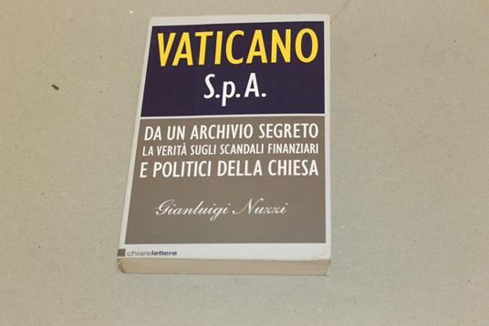 Vaticano S.p.A - Gianluigi Nuzzi - copertina