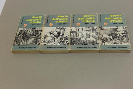 Storia dell'unità d'Italia 1814-1871 - 4 vol - Bolton King - copertina