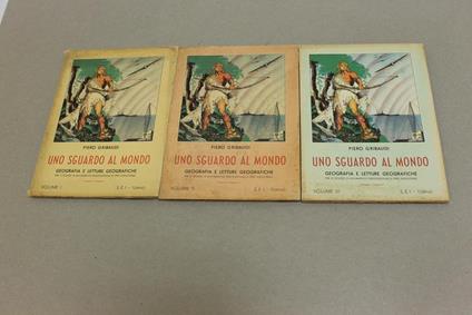 Uno Uno sguardo al mondo - 3 volumi - Piero Gribaudi - copertina
