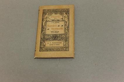 Sandro Botticelli - copertina