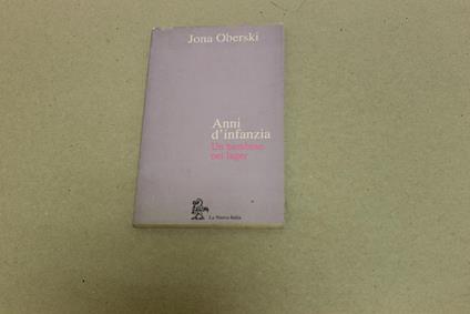 Anni d'infanzia. Un bambino nei lager - Jona Oberski - copertina