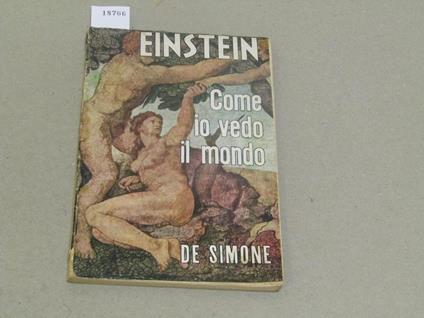 Come io vedo il mondo - Albert Einstein - copertina
