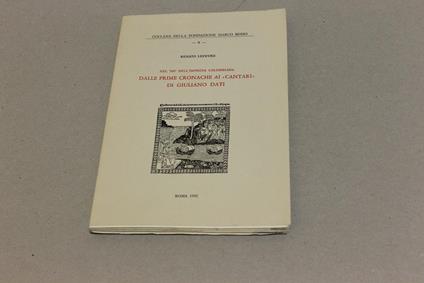 Nel 500° dell'impresa colombiana. Dalle prime cronache ai "Cantari" di Giuliano Dati - Renato Lefèvre - copertina