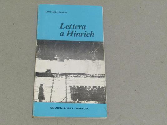 Lettera a Hinrich - Lino Monchieri - copertina