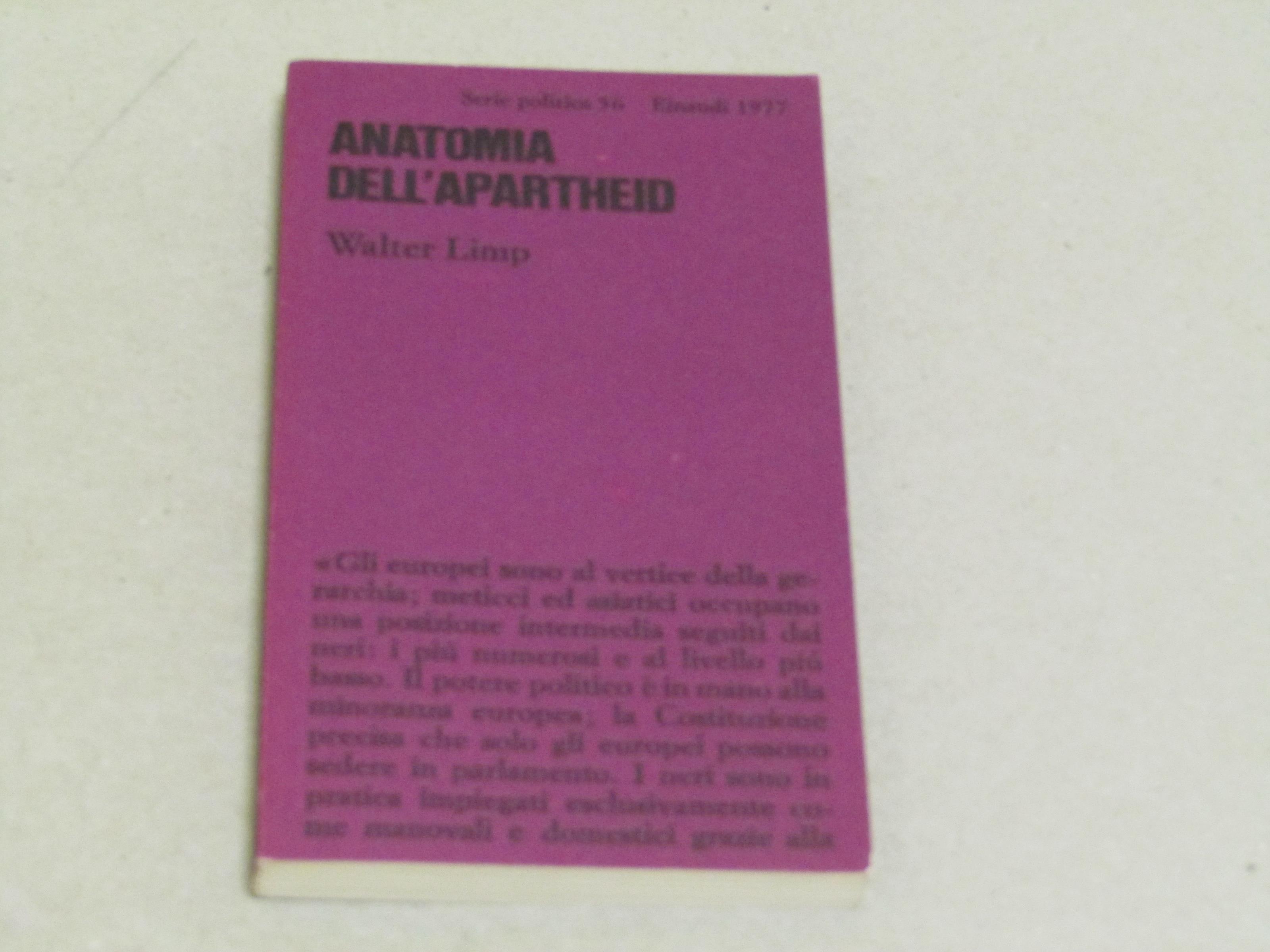 Anatomia dell'apartheid