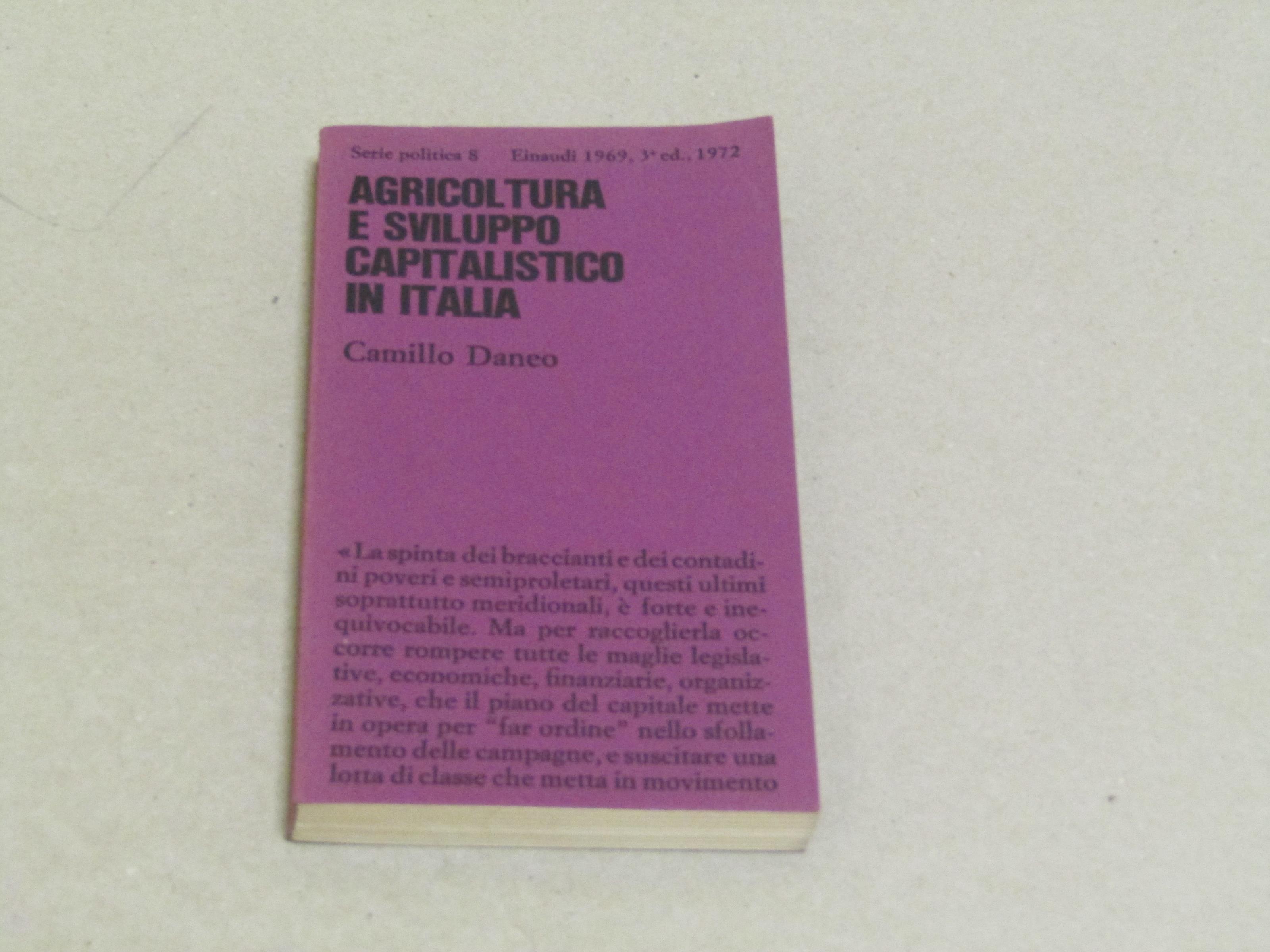 Agricoltura e sviluppo capitalistico in Italia