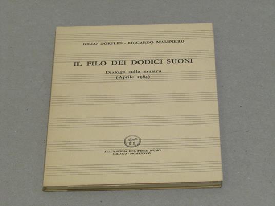 Il Il Filo Dei Dodici Suoni - Gillo Dorfles - copertina