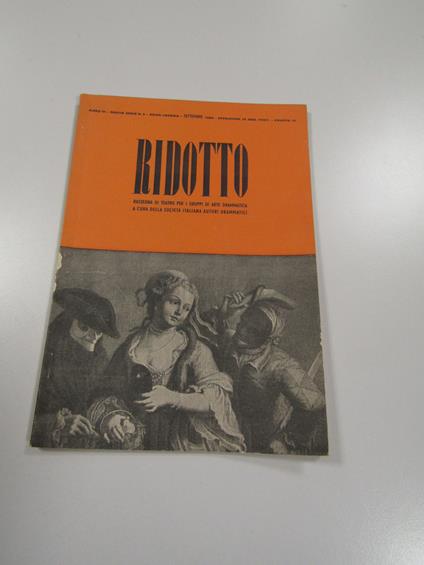 Ridotto. Anno Vi - N. 9 - copertina
