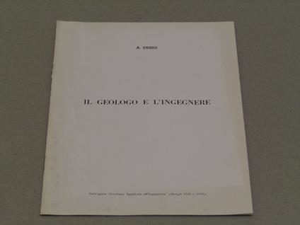 Il Il Geologo E L'Ingegnere - Ardito Desio - copertina