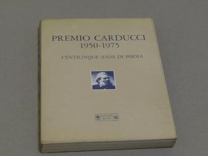 Premio Carducci 1950 - 1975 - copertina