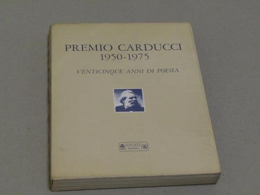 Premio Carducci 1950 - 1975 - copertina
