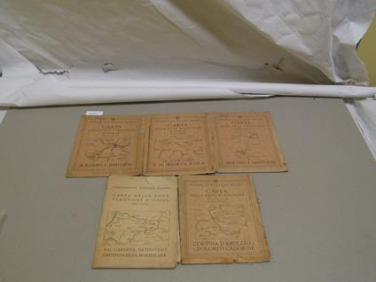 Aa. Vv. Carte Delle Zone Turistiche D'italia - copertina