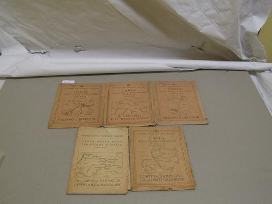 Aa. Vv. Carte Delle Zone Turistiche D'italia - copertina