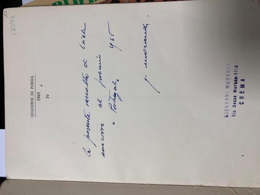 Senza Cielo - Giovanni Morandi - copertina