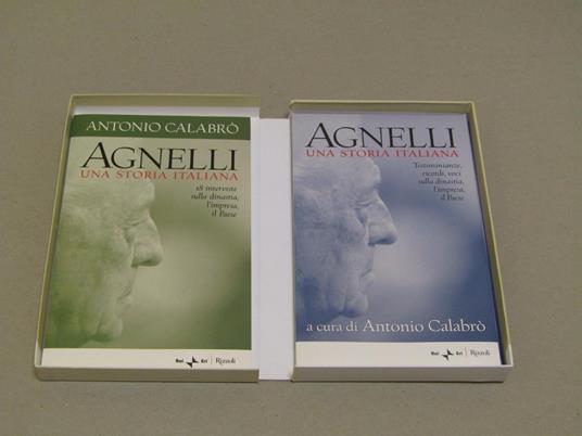 Agnelli Una Storia Italiana - Antonio Calabrò - copertina