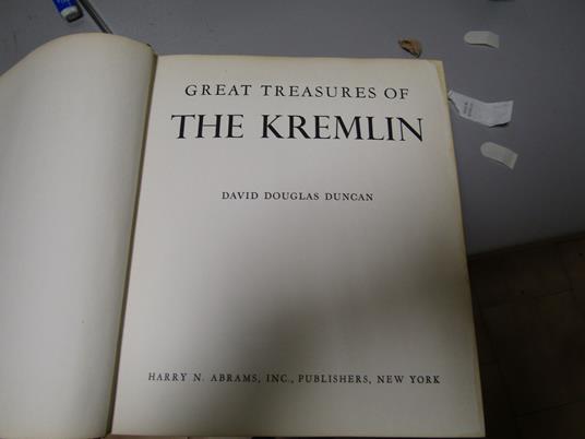 Great Treasures Of The Kremlin - David Douglas Duncan - copertina