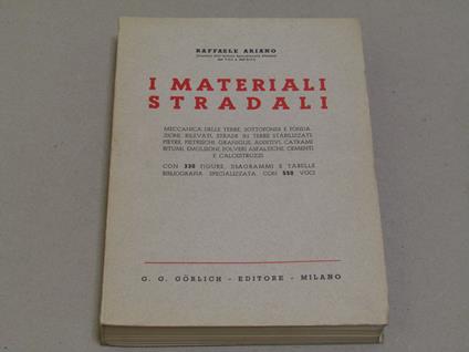 I I Materiali Stradali - Ariano Raffaele - copertina