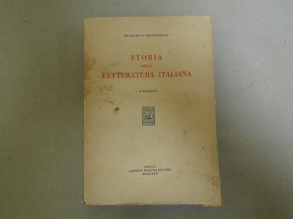 Storia Della Letteratura Italiana - Francesco Biondolillo - copertina