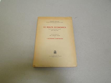 La La Realtà Economica - Giorgio Mortara - copertina