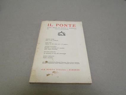 Aa. Vv. Il Ponte N.7 - 1965 - copertina