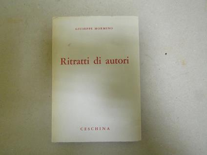 Ritratti Di Autori - Giuseppe Mormino - copertina