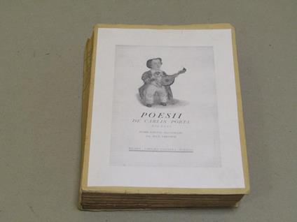 Carlin Porta Milanes. Poesii de Carlin Porta Milanes. Storicamente illustrate da Alex Visconti - copertina