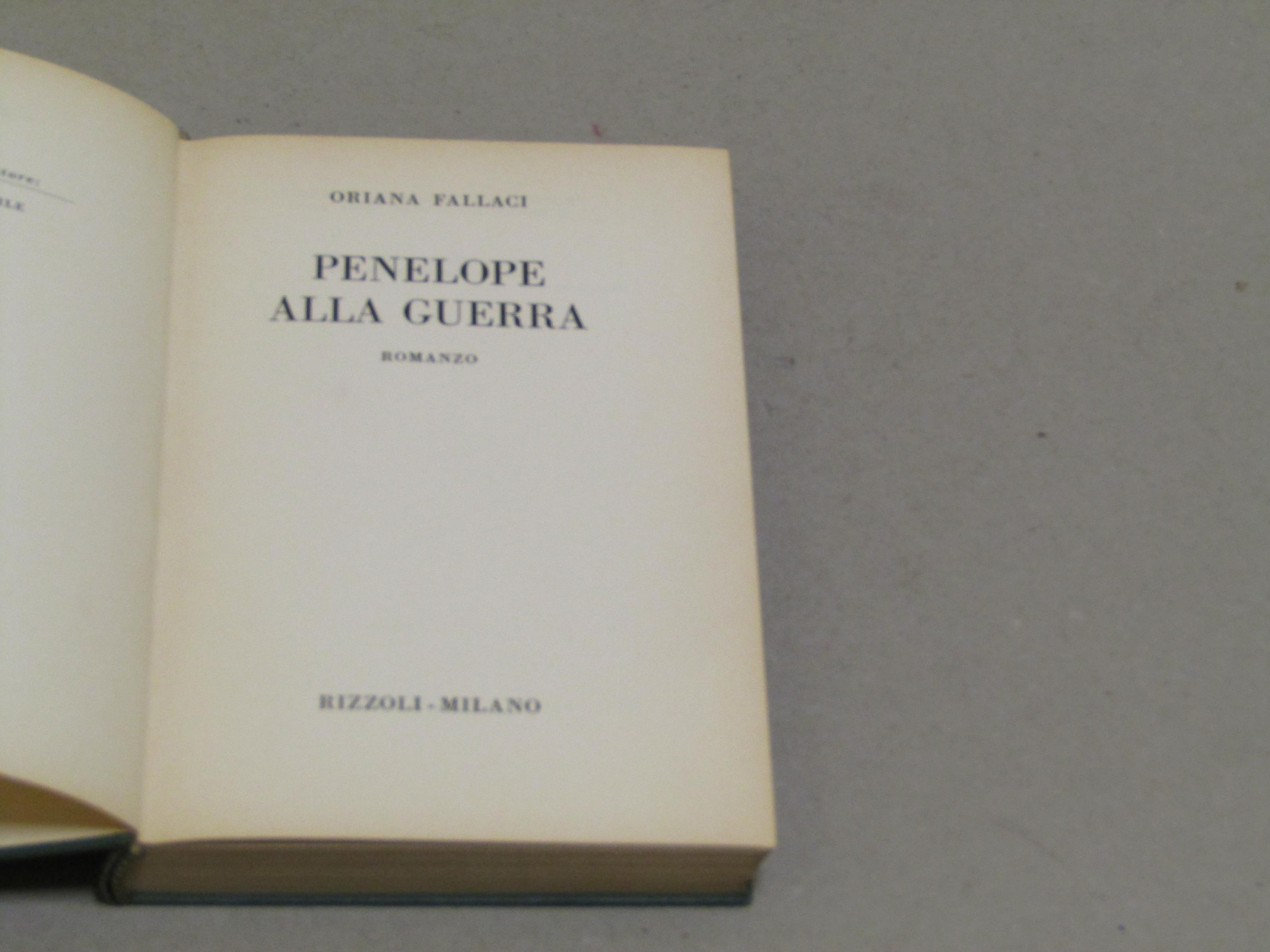 Oriana Fallaci. Penelope alla guerra