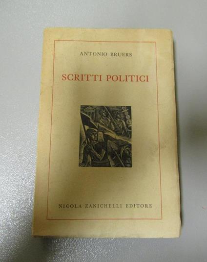Scritti Politici - Antonio Bruers - copertina