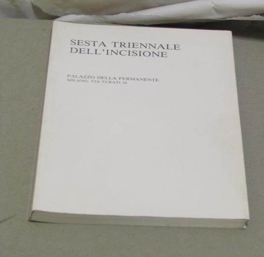 Sesta Triennale Dell'Incisione - copertina