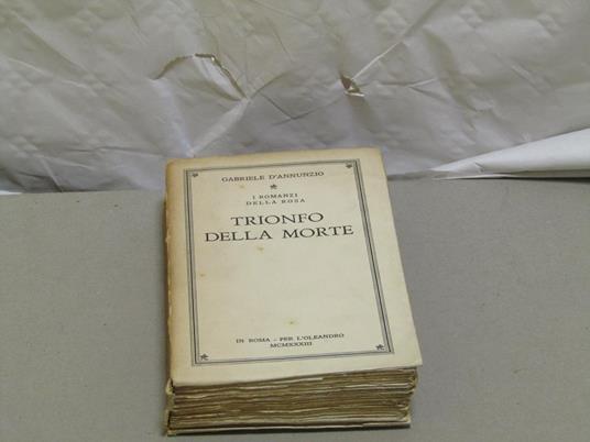 Trionfo Della Morte - Gabriele D'Annunzio - copertina